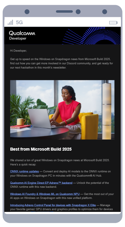 Developer Newsletter